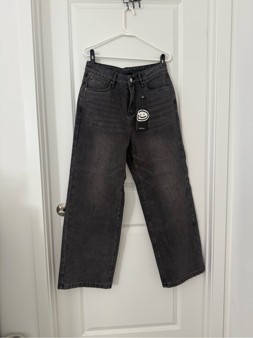DRMWR’S CLUB Black Wide-leg Jeans